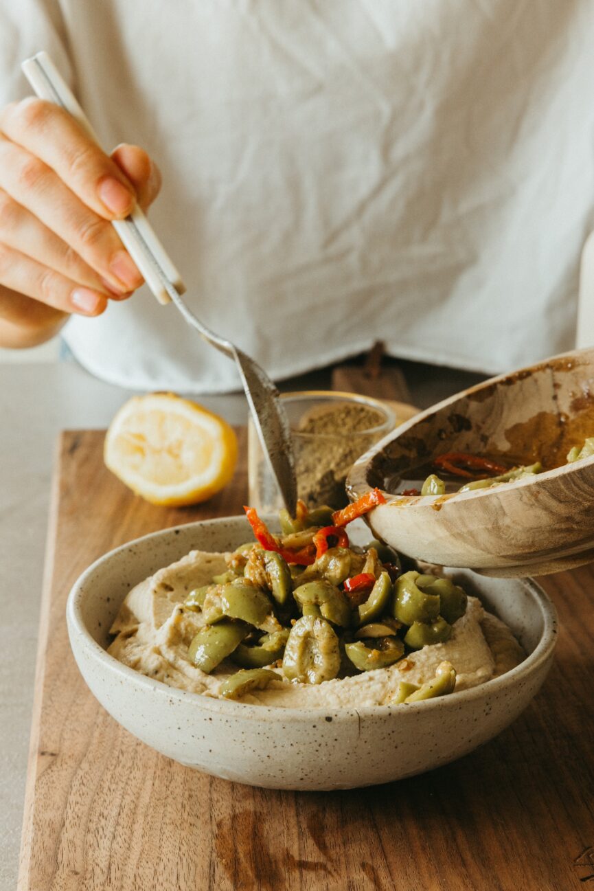 assembling marinated olives recipe