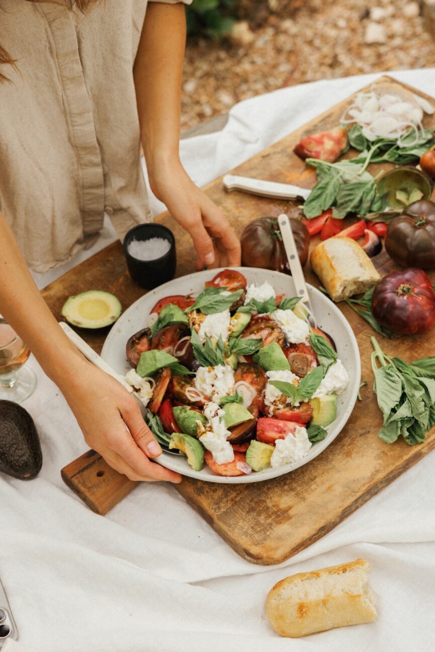 Avocado Caprese Salad
