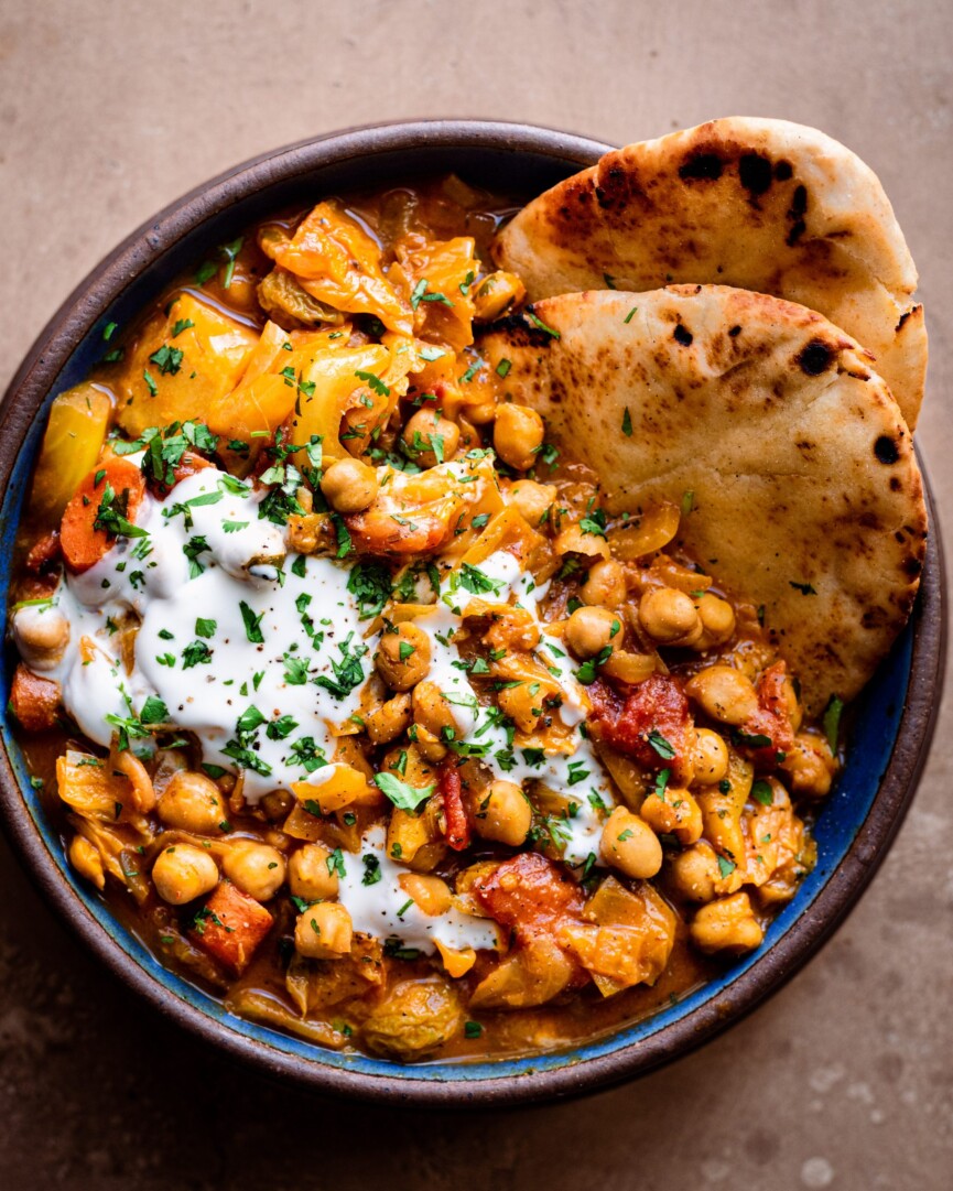 Nisha Vora Rainbow Plant Life Braised Indian Chickpea Stew Vegan