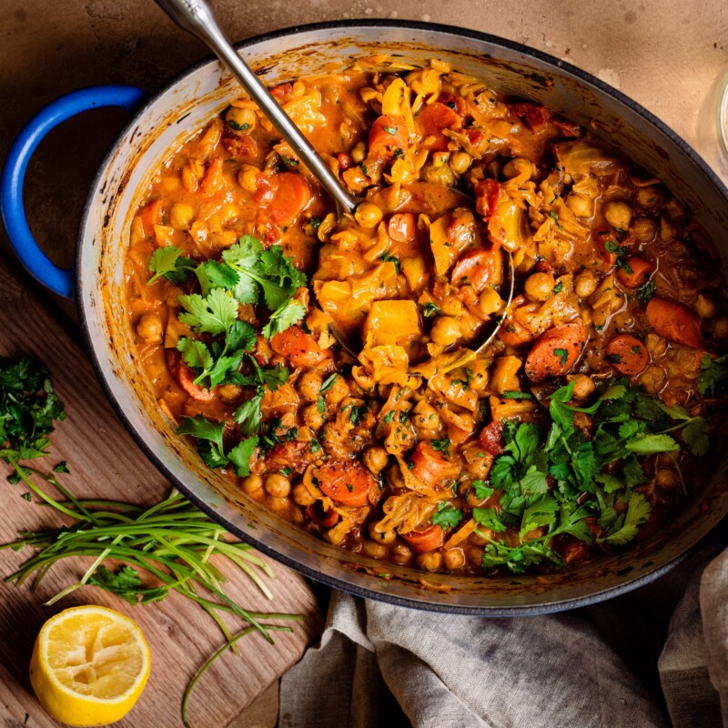 Nisha Vora Rainbow Plant Life Braised Indian Chickpea Stew Vegan