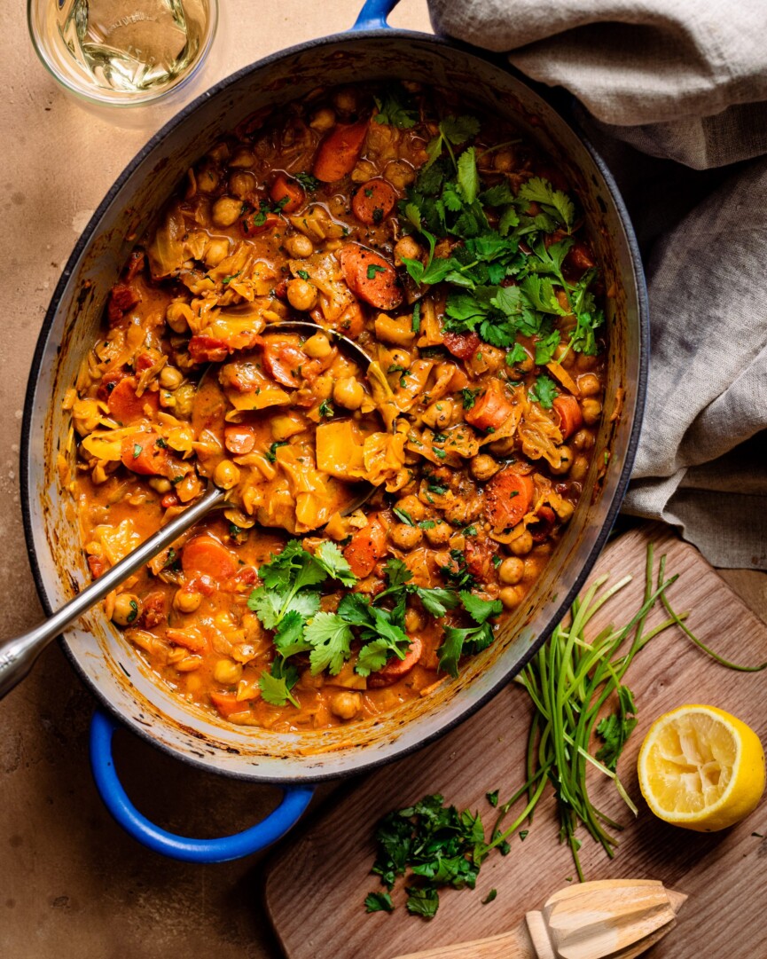 Nisha Vora Rainbow Plant Life Braised Indian Chickpea Stew Vegan