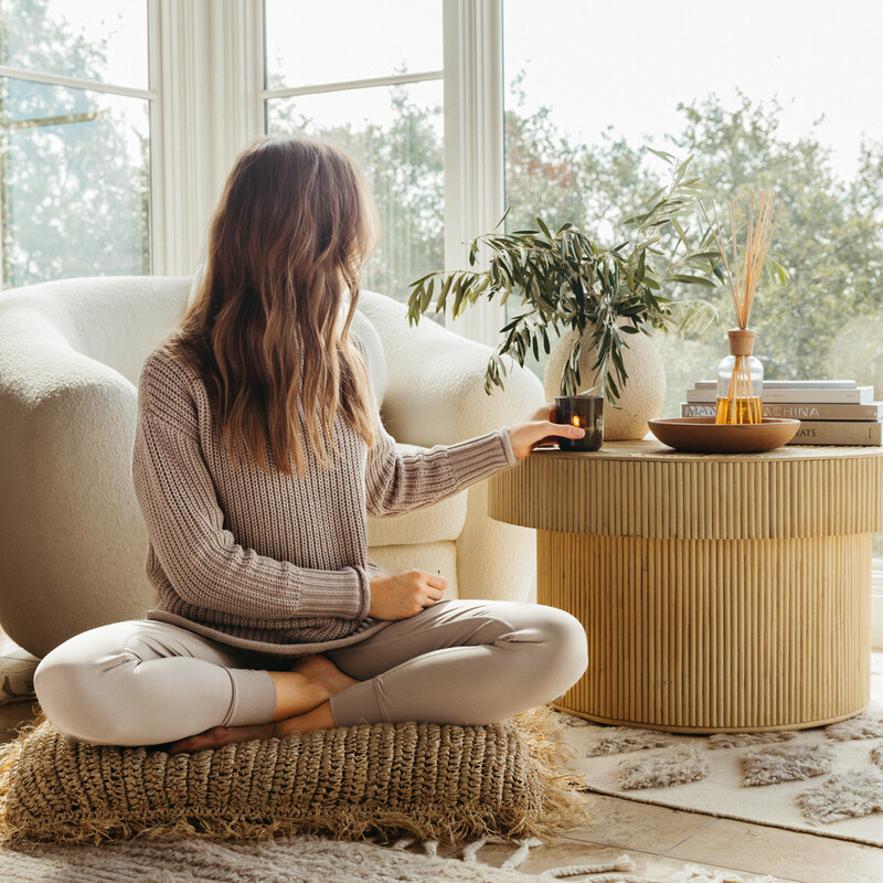 Camille Styles meditation room.