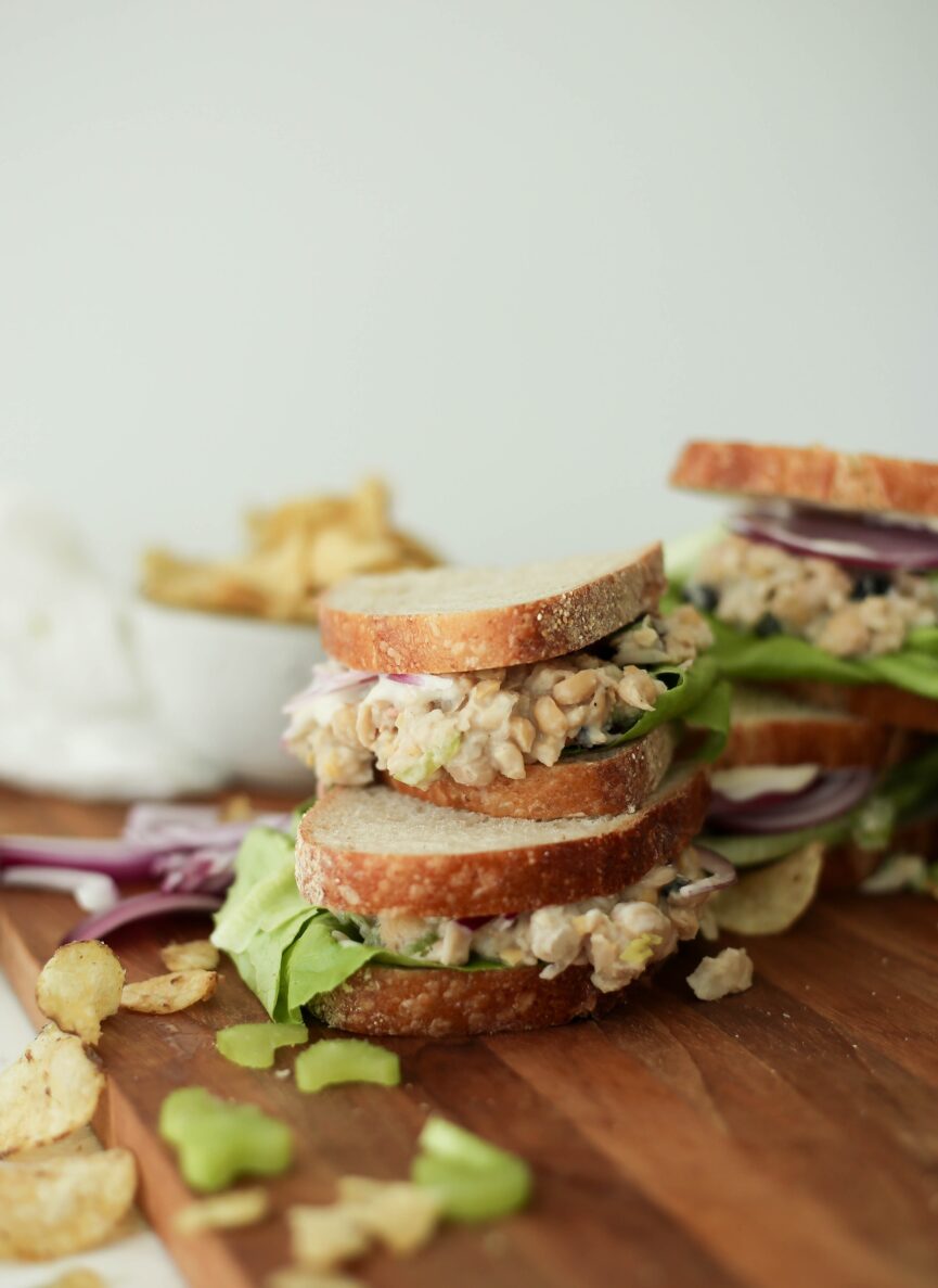 chickpea salad sandwich