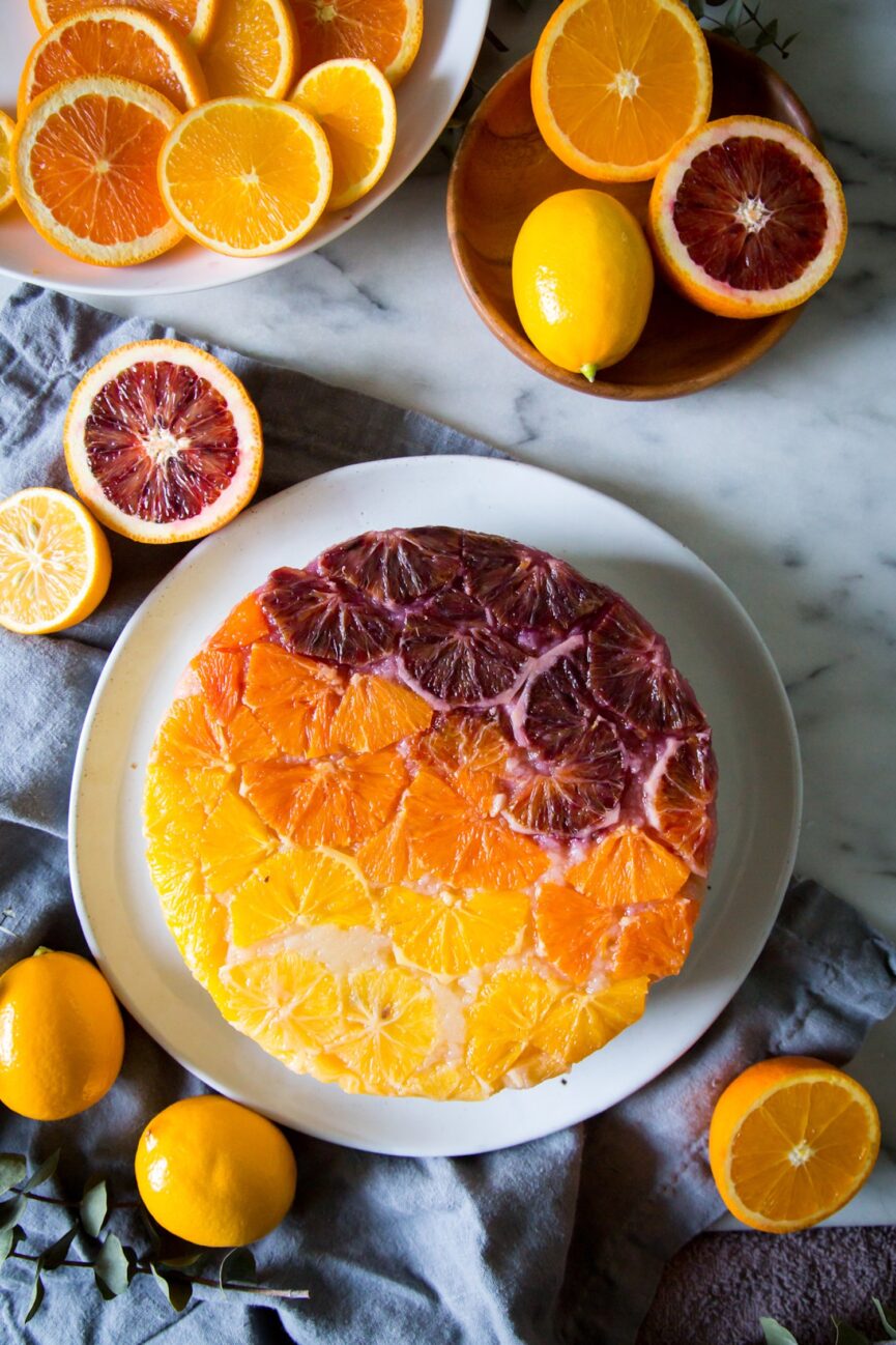 citrus upside down cake