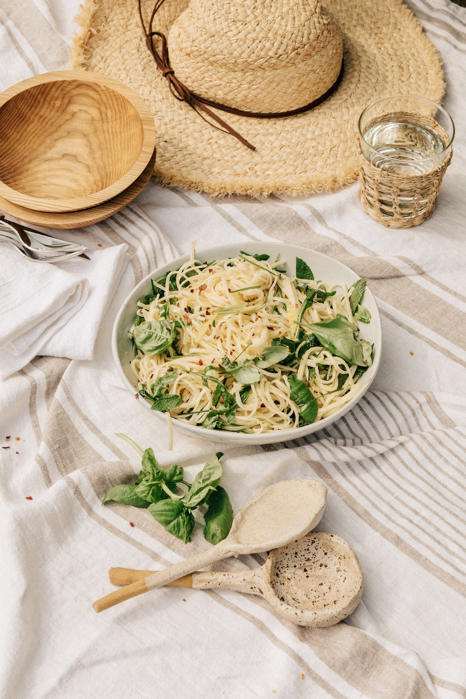 creamy lemon pasta salad_summer pasta recipes