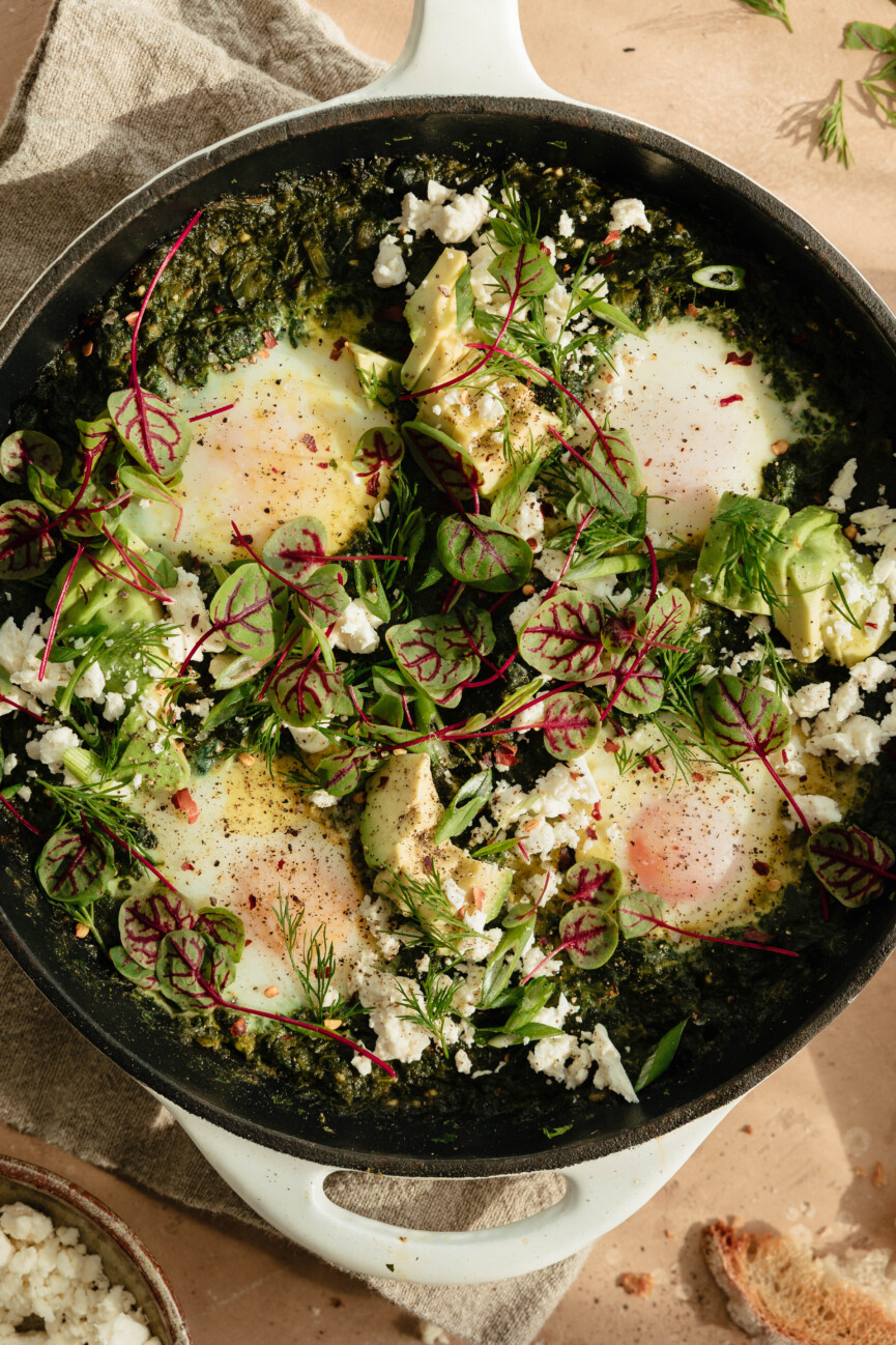 easy green shakshuka