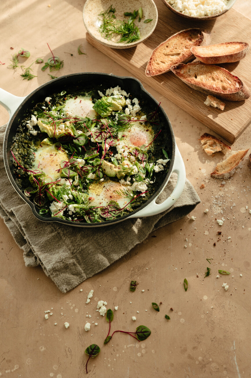 easy green shakshuka recipe