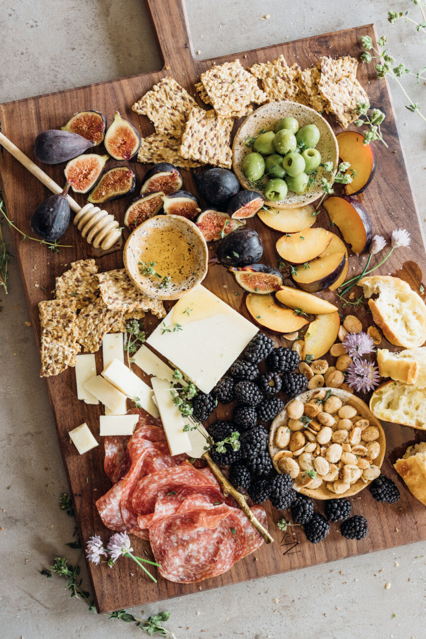 Summer cheese board