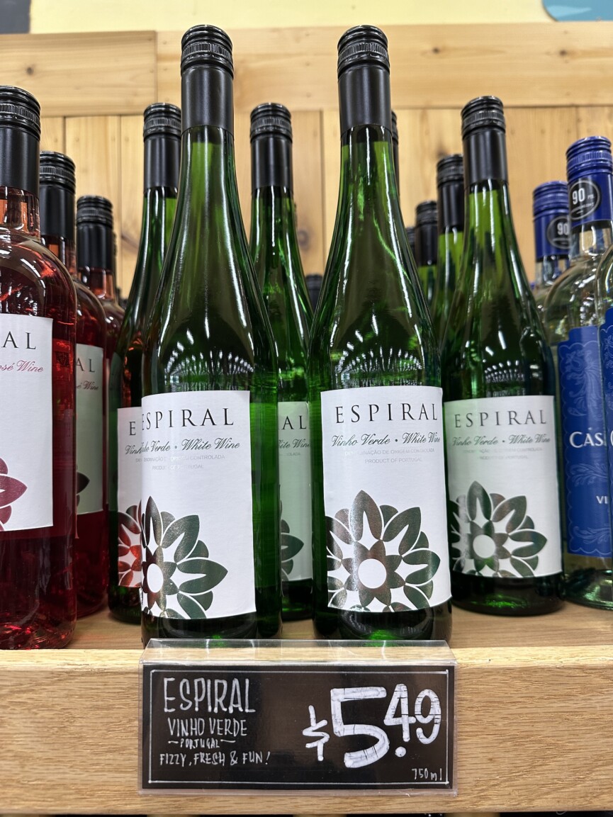 espiral white wine trader joes