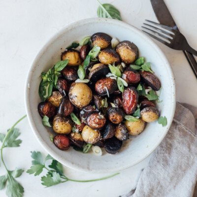 salt and vinegar crispy potatoes-best roast potatoes recipe