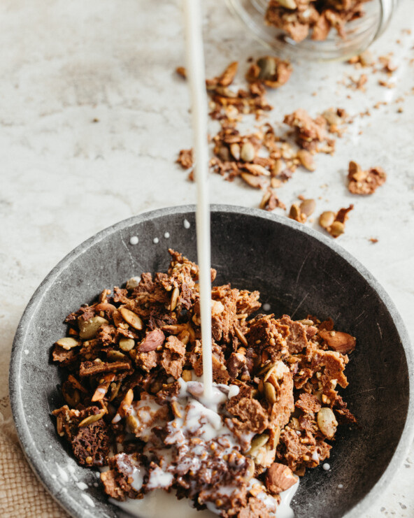 grain-free granola recipe_healthy late night snacks