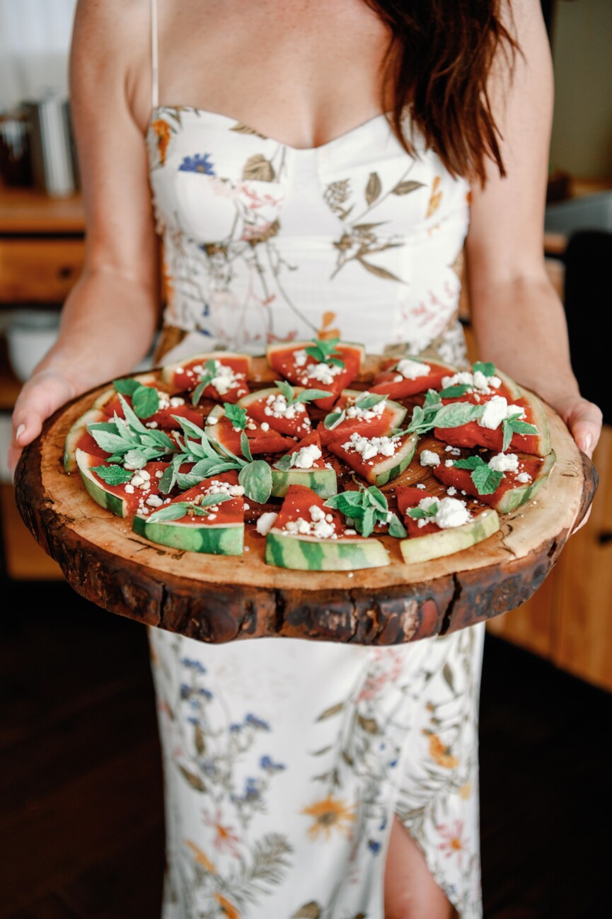 grilled watermelon salad