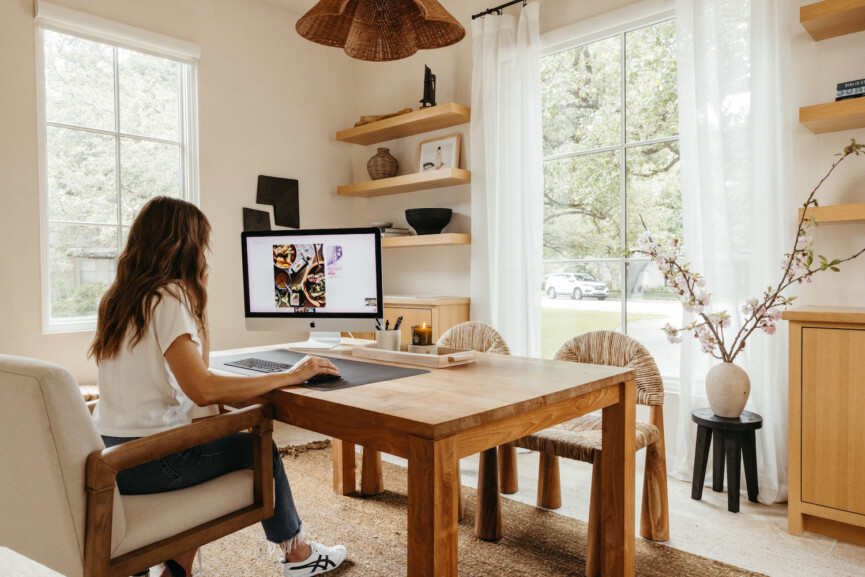 camille styles home office makeover