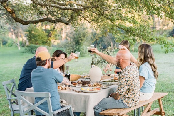 al fresco dinner party