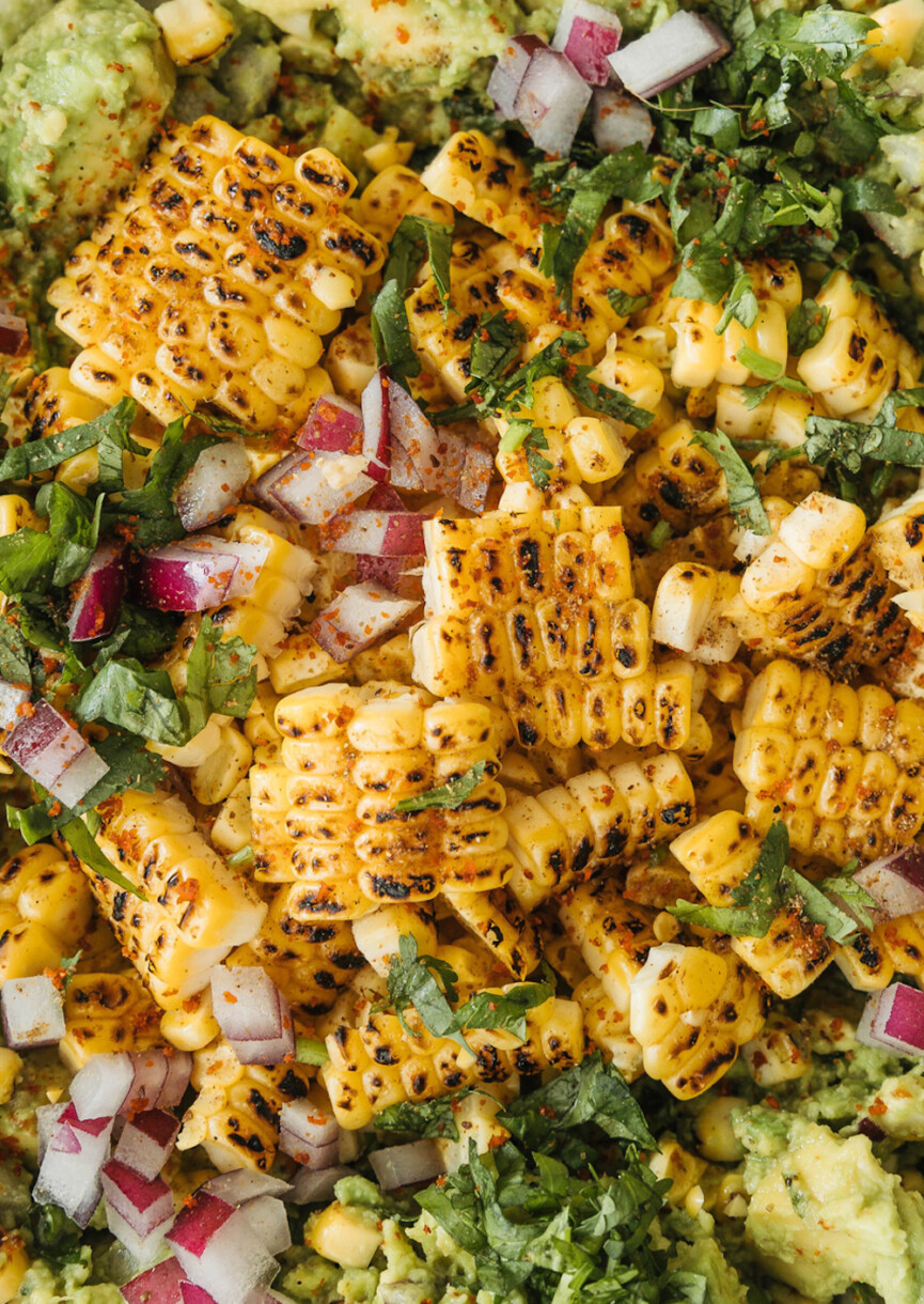 Indian street corn guacamole.