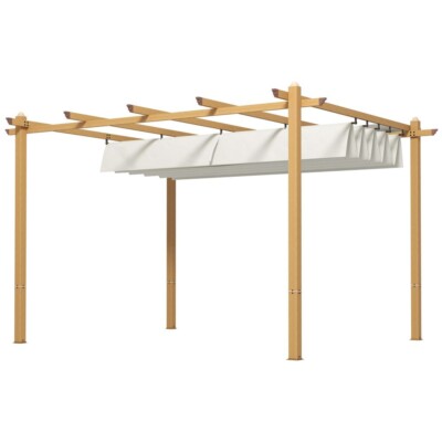 Target retractable pergola