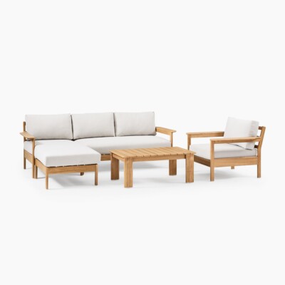 West Elm outdoor living room set