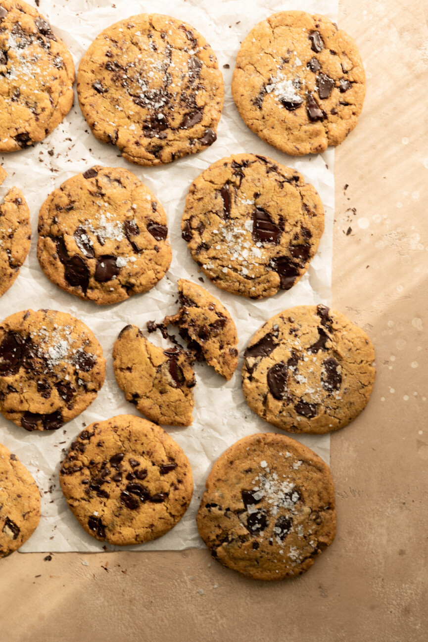 Pumpkin chocolate chip cookies_healthy holiday ingredient swaps