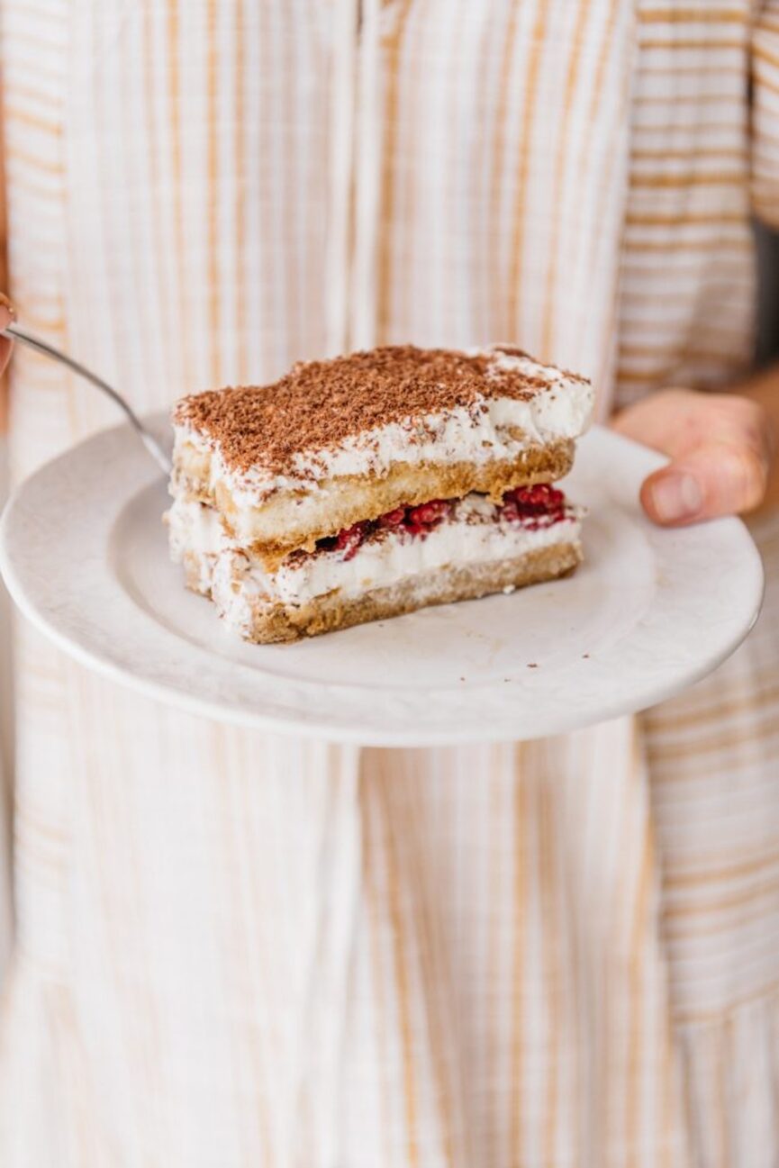 raspberry tiramisu