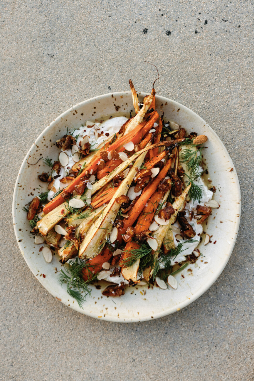 roasted carrots with yogurt sauce5