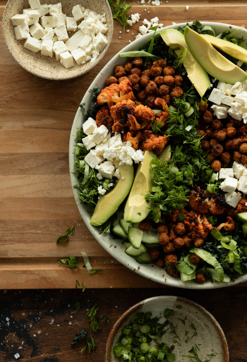 smokey and spicy cauliflower salad