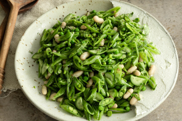 spring snap pea salad