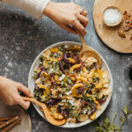 squash and farro salad