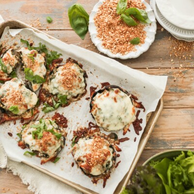 stuffed portobello mushrooms