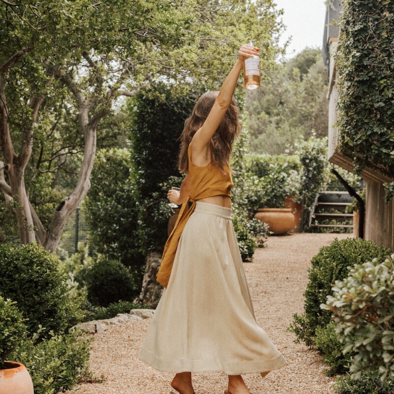 summer entertaining tips-camille skirt