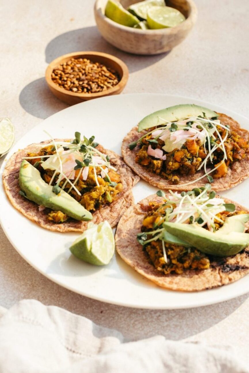 vegan chorizo tacos