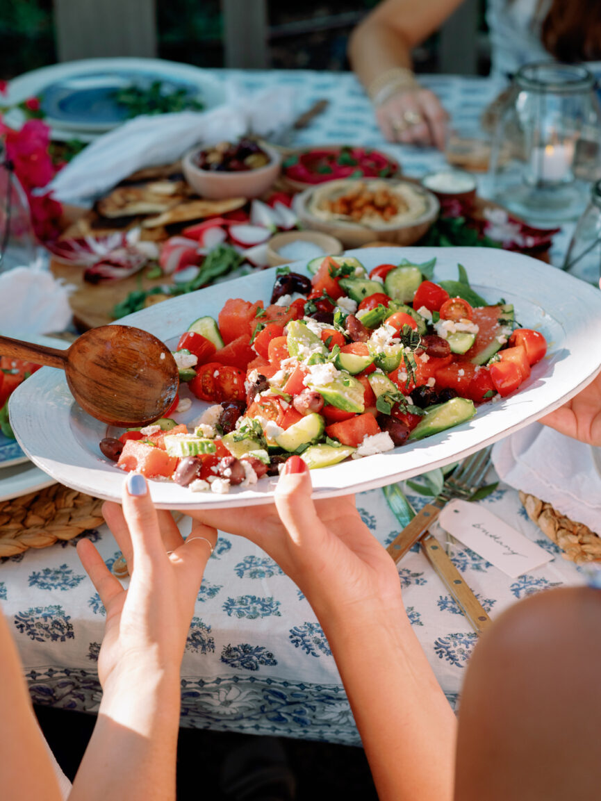 Watermelon Chopped Greek Salad