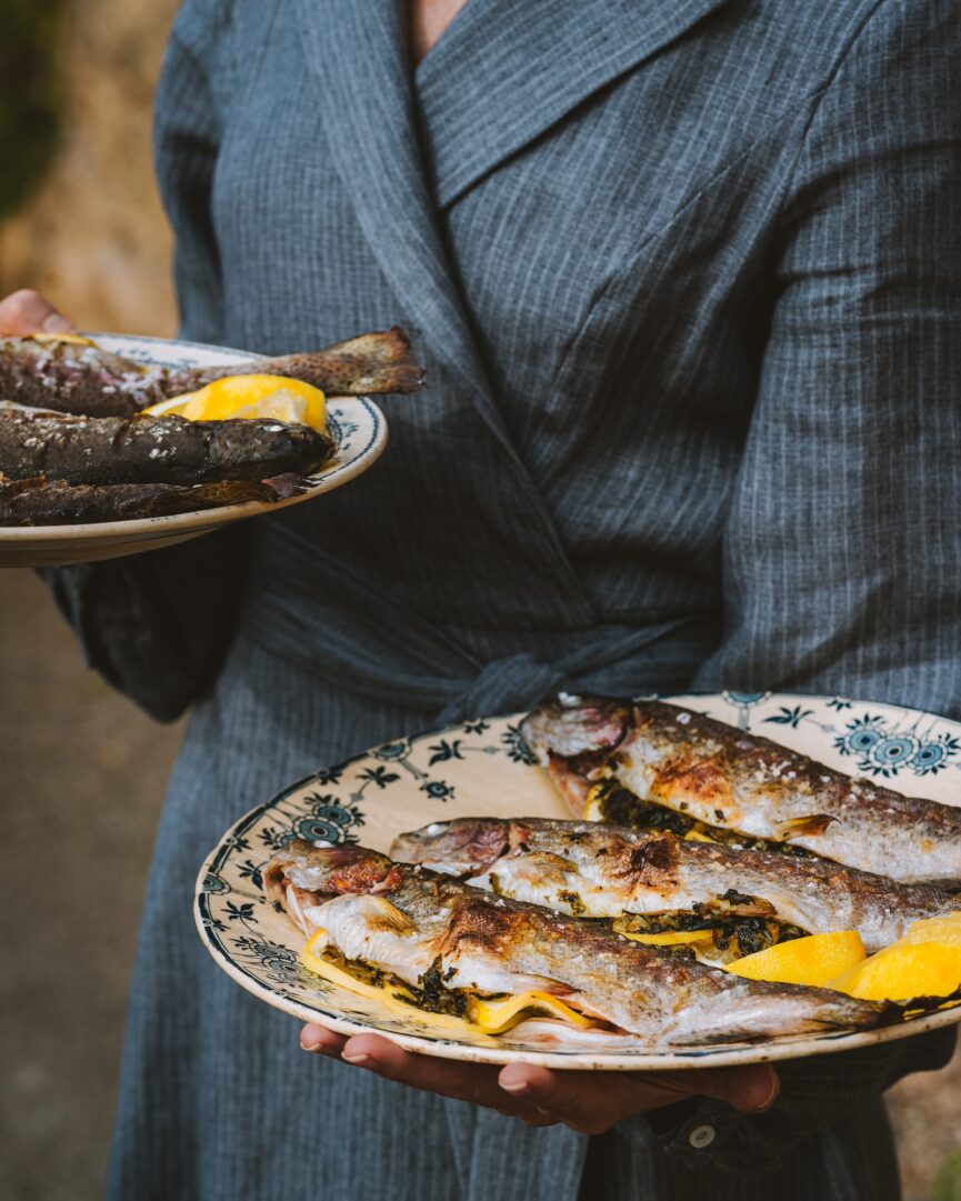 whole roasted fish