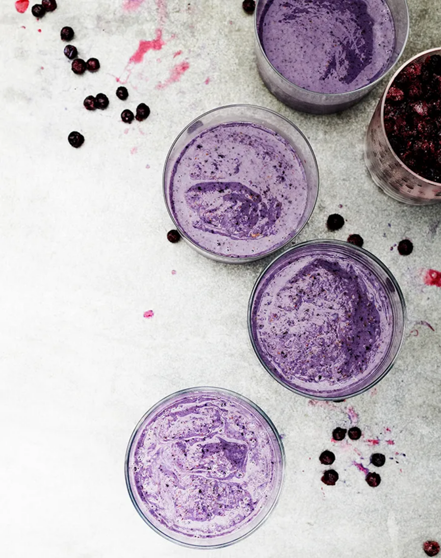 Blueberry Cauliflower Smoothie from Gwyneth Paltrow