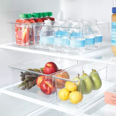 4pc Fridge & Pantry Bin Storage Set Clear - Brightroom™