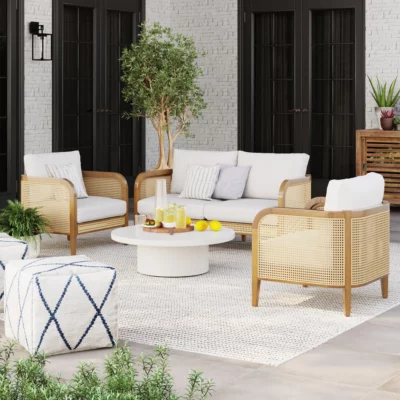 Nathan James Rattan outdoor patio set